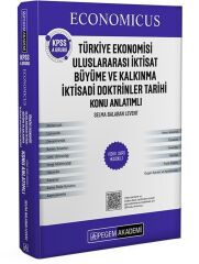 Pegem 2026 KPSS A Grubu Economicus Türkiye Ekonomisi, Uluslararası İktisat, Büyüme ve Kalkınma, İktisadi Doktrinler Tarihi Konu Anlatımı Pegem Akademi Yayınları