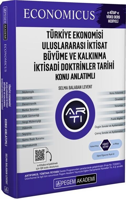 Pegem 2026 KPSS A Grubu Economicus Türkiye Ekonomisi, Uluslararası İktisat, Büyüme ve Kalkınma, İktisadi Doktrinler Tarihi Konu Anlatımı Pegem Akademi Yayınları