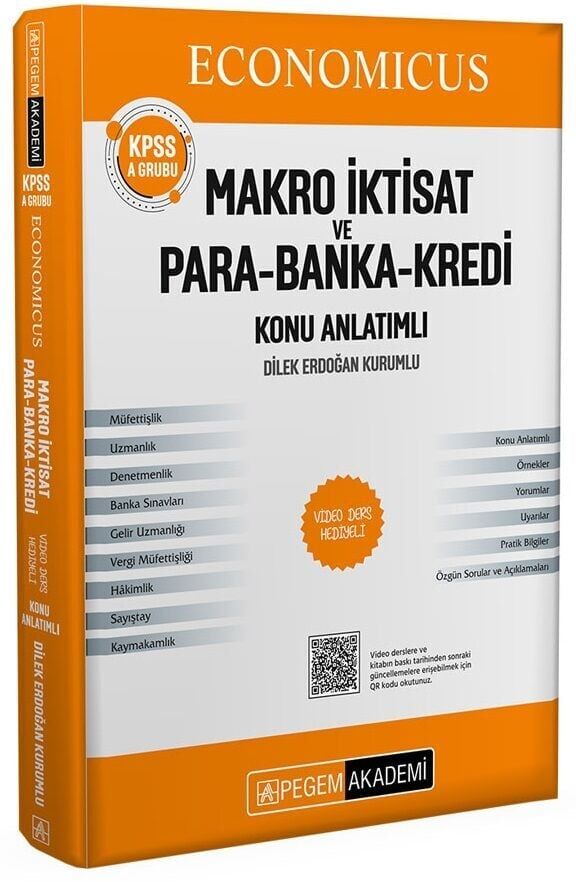 Pegem 2026 KPSS A Grubu Economicus Makro İktisat ve Para Banka Kredi Konu Anlatımı Pegem Akademi Yayınları