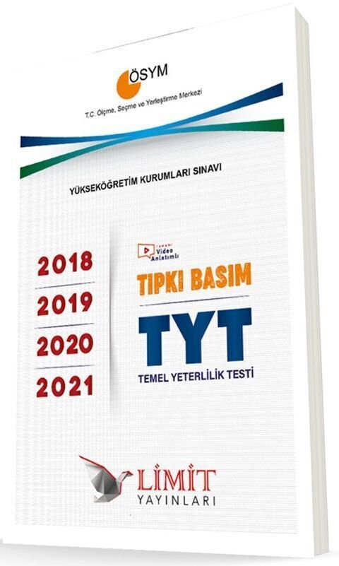 Limit Yayınları TYT Tıpkı Basım Çıkmış Sorular