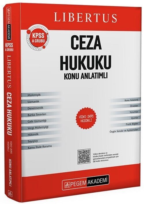 Pegem 2026 KPSS A Grubu Libertus Ceza Hukuku Konu Anlatımı Pegem Akademi Yayınları