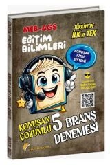 YENİ AGS - Özdil Akademi MEB-AGS Eğitim Bilimleri Konuşan 5 Deneme Çözümlü - Zafer Özcan Oflazoğlu Özdil Akademi Yayınları