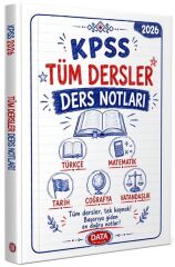 Data 2026 KPSS Genel Yetenek Genel Kültür Tüm Dersler Ders Notları Data Yayınları