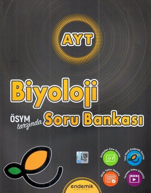 Endemik Yayınları AYT Biyoloji Soru Bankası