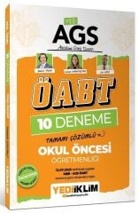 Yediiklim 2026 ÖABT MEB-AGS Okul Öncesi Öğretmenliği 10 Deneme Çözümlü - Bülent Tanık, Can Köni Yediiklim Yayınları