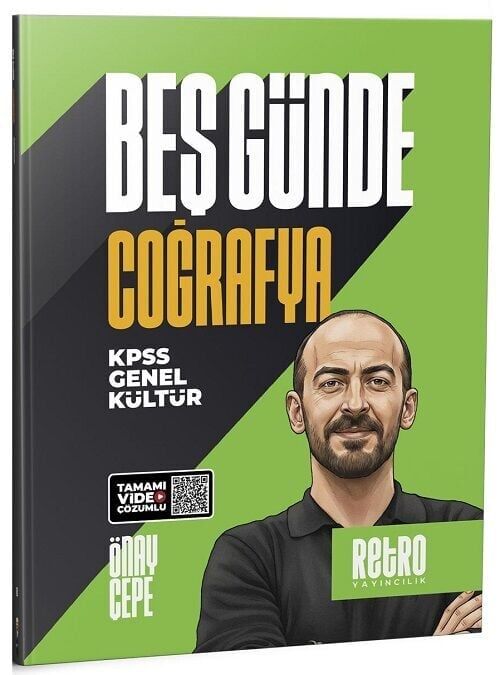 Retro 2026 KPSS Coğrafya 5 Beş Günde Kamp Kitabı - Önay Çepe Retro Yayıncılık
