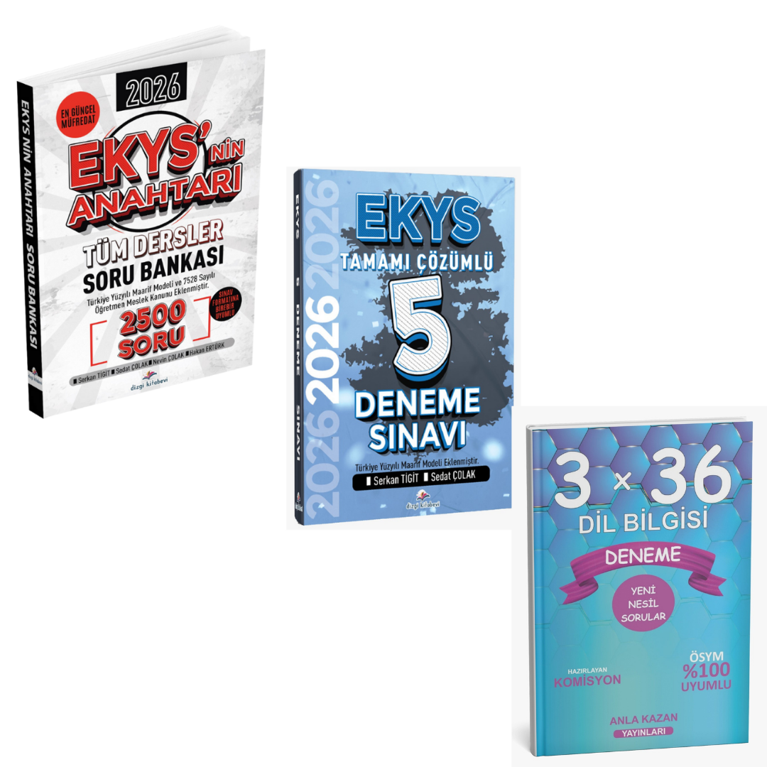 Dizgi Kitap 2026 MEB EKYS Müdür ve Müdür Yardımcılığı Tüm Dersler Soru Bankası 2500 Soru ve MEB EKYS 5 Deneme Seti