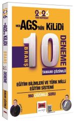 YENİ AGS - Yargı 2026 MEB-AGS nin Kilidi Eğitim Bilimleri ve Türk Milli Eğitim Sistemi 10 Deneme Çözümlü - Gökan Araz, Mustafa Alkan Yargı Yayınları