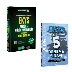 2026 MEB EKYS Müdür Müdür Yardımcılığı Soru Bankası ve MEB EKYS Müdür Müdür Yardımcılığı 5 Deneme Seti