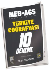 EVP Akademi 2025 MEB-AGS Coğrafya 10 Deneme Çözümlü EVP Akademi