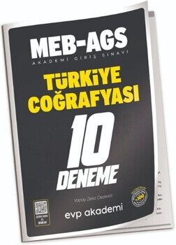 EVP Akademi MEB-AGS Coğrafya 10 Deneme Çözümlü EVP Akademi
