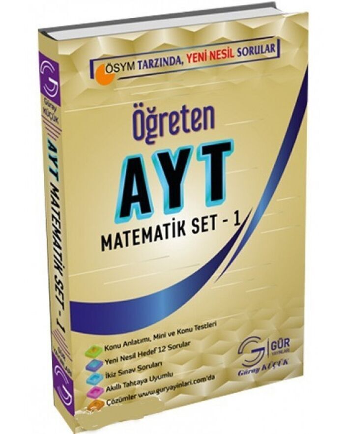 Gür Yayınları AYT Matematik Öğreten Set 1