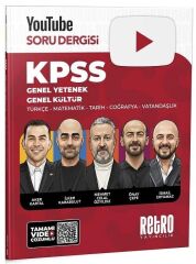 Retro 2026 KPSS Genel Yetenek Genel Kültür YouTube Soru Dergisi Çözümlü Retro Yayıncılık