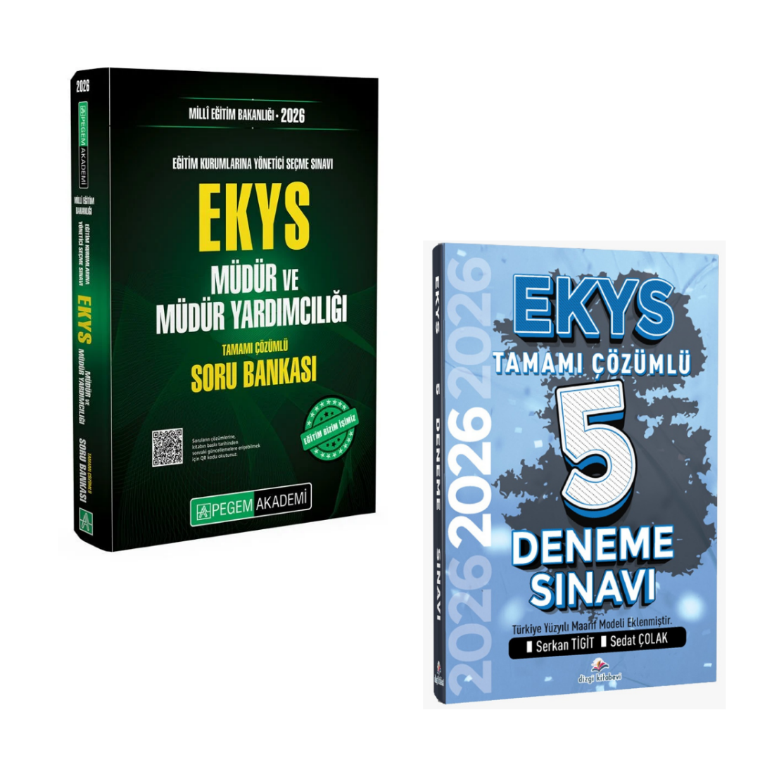 2026 MEB EKYS Müdür Müdür Yardımcılığı Soru Bankası ve MEB EKYS Müdür Müdür Yardımcılığı 5 Deneme Seti