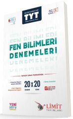 Limit Yayınları TYT Fen Bilimleri 20 x 20 Denemeleri