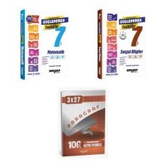 2027 Ankara 7. Sınıf Güçlendiren Fasikül Set Matematik + Sosyal Bilgiler Konu + anla kazan paragraf deneme Set