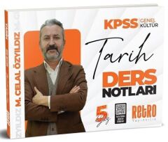 Retro 2026 KPSS Tarih 5Yüz Ders Notları - Mehmet Celal Özyıldız Retro Yayıncılık