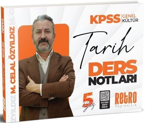 Retro 2026 KPSS Tarih 5Yüz Ders Notları - Mehmet Celal Özyıldız Retro Yayıncılık