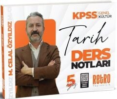 Retro 2026 KPSS Tarih 5Yüz Ders Notları - Mehmet Celal Özyıldız Retro Yayıncılık