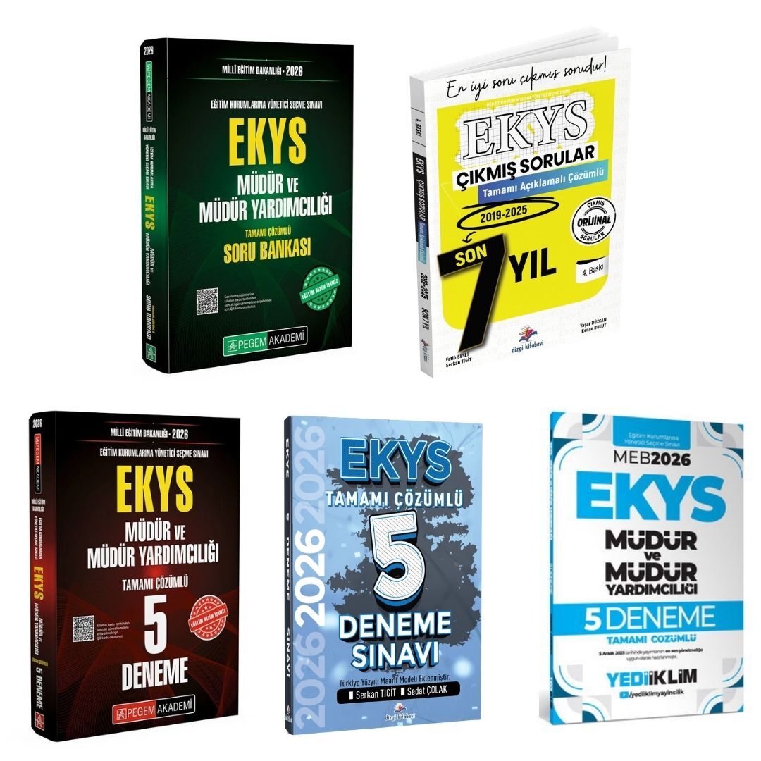 2026 MEB EKYS Müdür ve Müdür Yardımcılığı Sınavı Karma Deneme + MEB EKYS Soru Bankası + MEB EKYS Çıkmış Sorular Seti