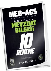 EVP Akademi 2025 MEB-AGS Mevzuat Bilgisi 10 Deneme Çözümlü EVP Akademi