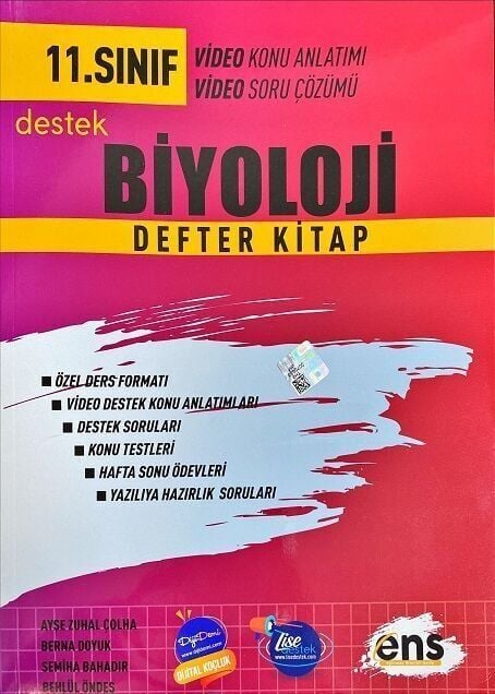 ENS Yayıncılık 11. Sınıf Biyoloji Defter Kitap