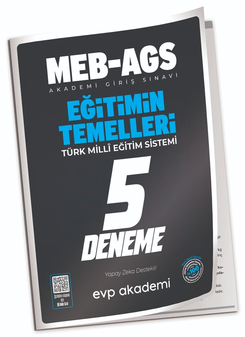 EVP Akademi 2025 MEB-AGS Eğitimin Temelleri 5 Deneme Çözümlü EVP Akademi