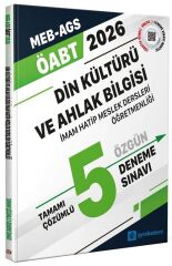 GYS Akademi 2026 ÖABT MEB-AGS Din Kültürü ve Ahlak Bilgisi Öğretmenliği 5 Deneme Çözümlü GYS Akademi