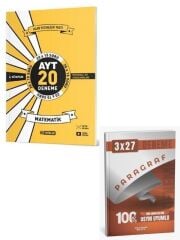 Hız 2027 AYT Matematik 20 li İkinci Dönem Deneme 6. Kitap+ Anla Kazan Paragraf