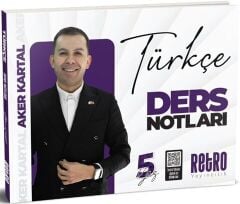 Retro 2026 KPSS Türkçe 5Yüz Ders Notları - Aker Kartal Retro Yayıncılık