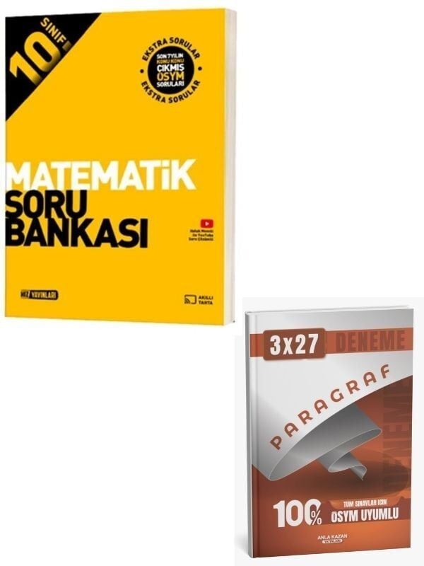 Hız 2027 10. Sınıf Matematik Soru Bankası+ Anla Kazan Paragraf