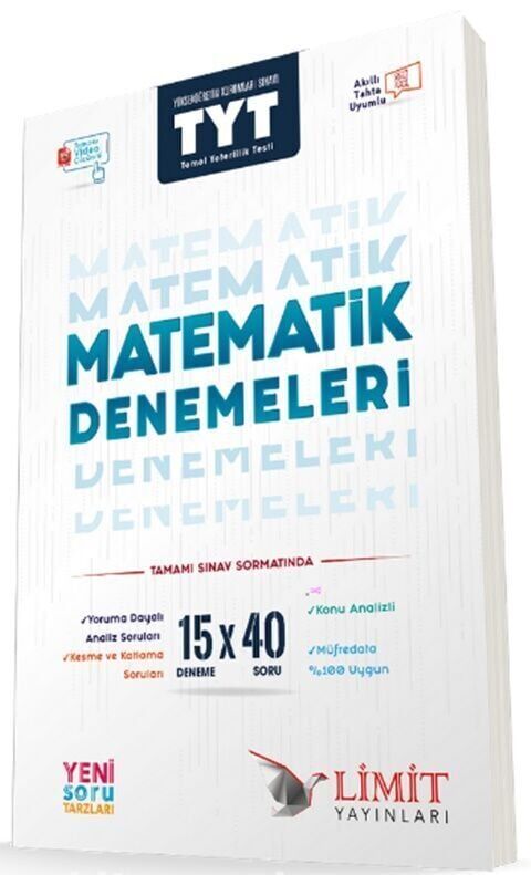 Limit YKS TYT Matematik 15x40 Denemeleri Limit Yayınları