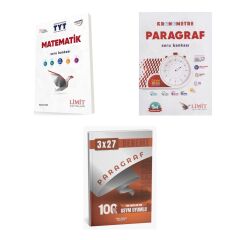 2027 TYT Limit Matematik Soru + Kronometre Paragraf Soru + anla kazan paragraf deneme 3'lü Set