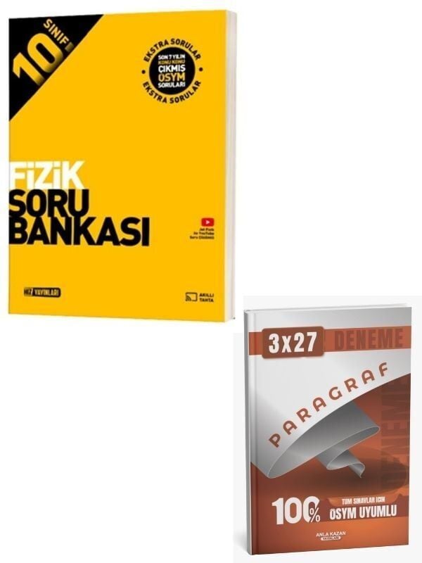 Hız 2027 10. Sınıf Fizik Soru Bankası+ Anla Kazan Paragraf