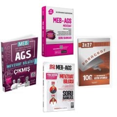 İndeks Akademi 2026 MEB AGS Mevzuat Bilgisi Soru Bankası + Pegem Akademi MEB AGS Mevzuat Bilgisi Soru Bankası + Dizgi Kitap MEB AGS Mevzuat Bilgisi Çıkmış Sorular ve  Paragraf Deneme Seti