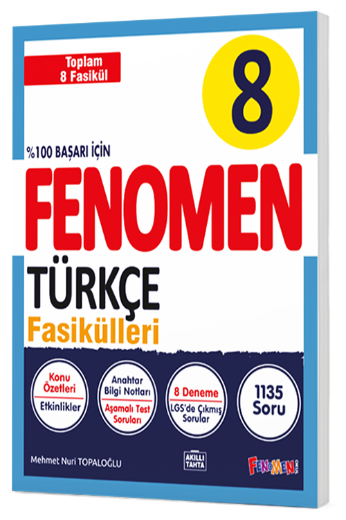 Fenomen Okul Yayınları 8. Sınıf Türkçe Fenomen Fasikülleri