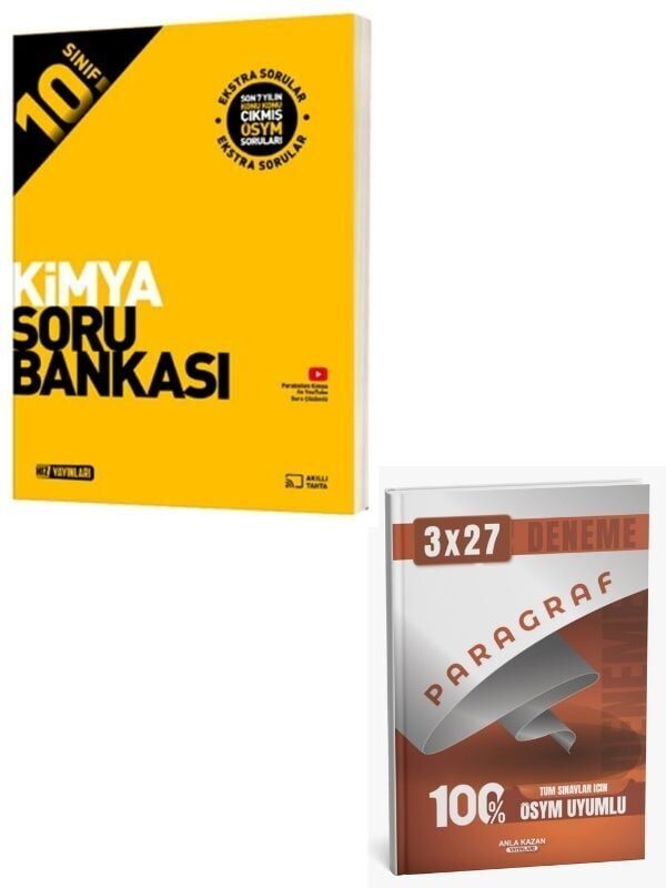 Hız 2027 10. Sınıf Kimya Soru Bankası+ Anla Kazan Paragraf