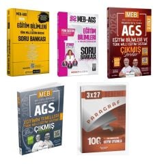 İndeks 2026 MEB AGS Eğitim Bilimleri Soru Bankası & Pegem MEB AGS Eğitim Bilimleri Soru Bankas & Eğitimin Temelleri Çıkmış Sorular & Eğitim Bilimleri ve Türk Milli Eğitim Sistemi Çıkmış Sorular Dizgi Kitap Seti