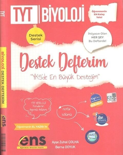 ENS Yayıncılık TYT Biyoloji Destek Defterim