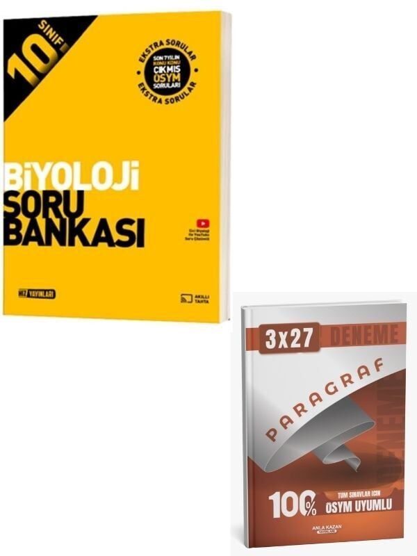 Hız 2027 10. Sınıf Biyoloji Soru Bankası+ Anla Kazan Paragraf