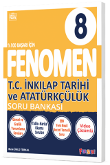 Fenomen Okul Yayınları 8. Sınıf T.C. İnkılap Tarihi ve Atatürkçülük Fenomen Soru Bankası
