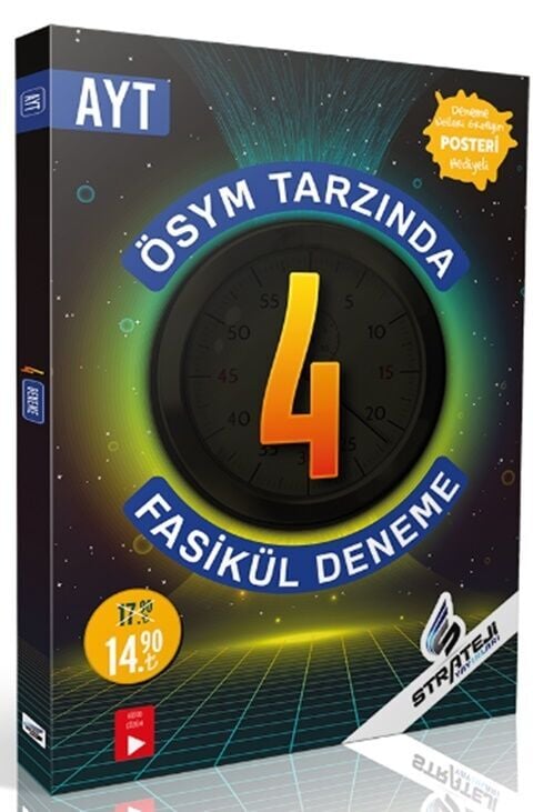 Strateji Yayınları AYT ÖSYM Tarzında 4 Fasikül Deneme