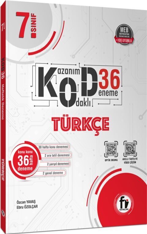 Fi Yayınları 7. Sınıf Türkçe Kod 36 Deneme