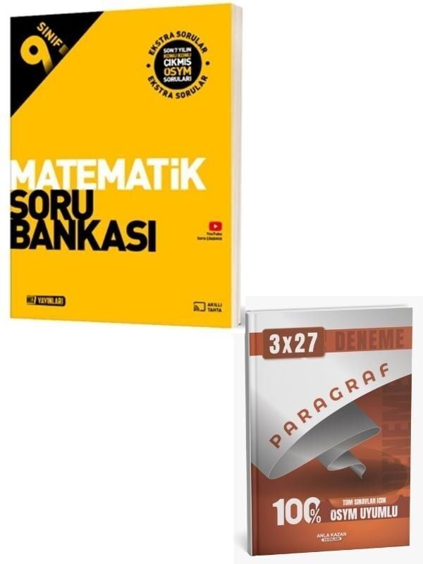 Hız 2027 9. Sınıf Matematik Soru Bankası+ Anla Kazan Paragraf