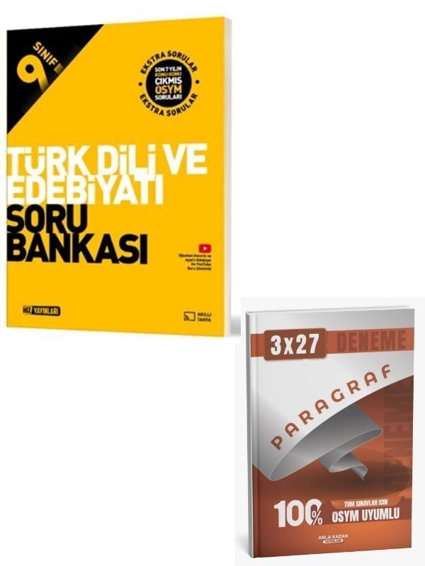 Hız 2027 9. Sınıf Türk Dili ve Edebiyatı Soru Bankası+ Anla Kazan Paragraf