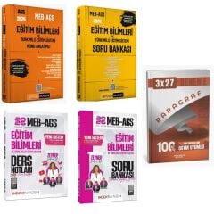 Pegem 2026 MEB AGS Eğitim Bilimleri Konu Anlatımı + Pegem MEB AGS Eğitim Bilimleri Soru Bankası + İndeks MEB AGS Eğitim Bilimleri Ders Notları + İndeks MEB AGS Eğitim Bilimleri Soru Bankası Seti