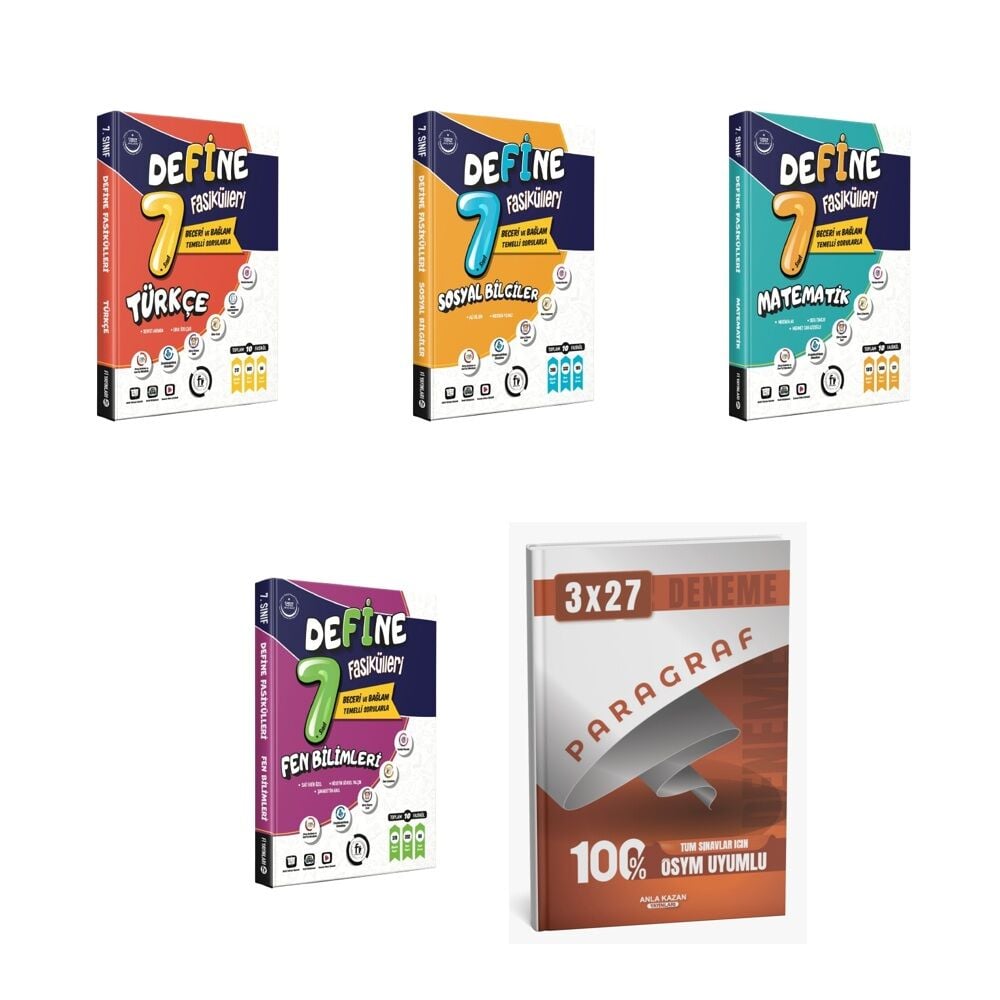 Fi 2027 7. Sınıf Baski Define Fasikul Soru Türkçe + Sosyal + Matematik + Fen ANKAPADE
