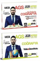 HocaWebde 2025 KPSS MEB-AGS Haritalarla Türkiye Coğrafyası + Video Ders Notu 2 li Set - Engin Eraydın HocaWebde Yayınları