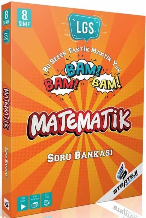 Strateji Yayınları 8. Sınıf Matematik Bam Bam Soru Bankası