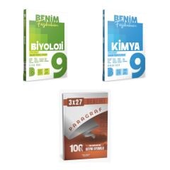 2027 Benim Hocam 9. Sınıf Benim Fasikülüm Biyoloji + Kimya Soru + anla kazan paragraf deneme 3'lü Set